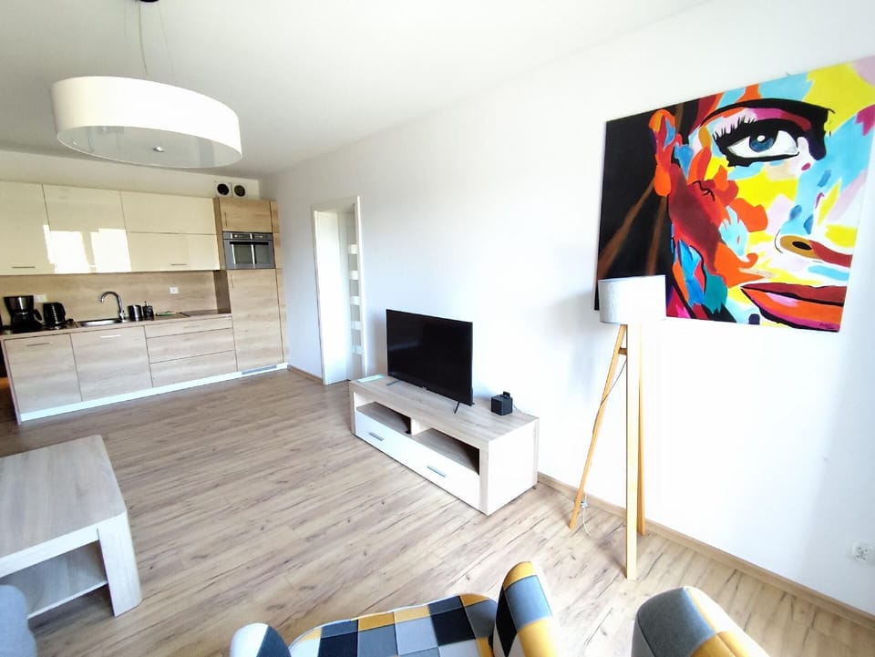 Living room and Kitchenette