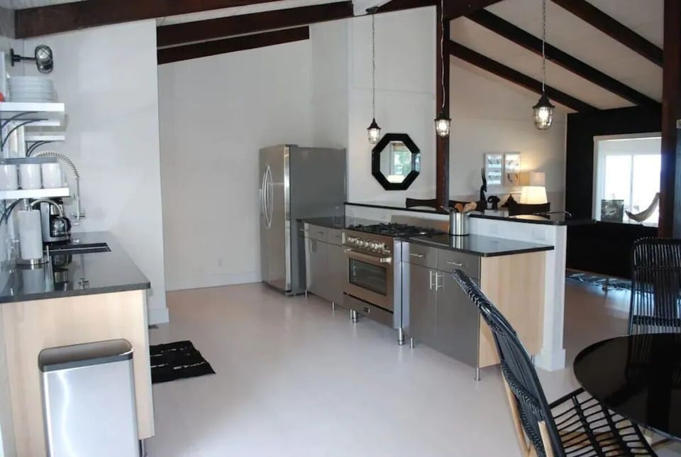 Spacious kitchen layout designed for cooking and entertaining