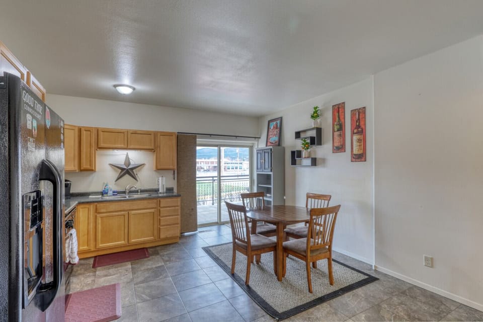 Kitchen with access to balcony