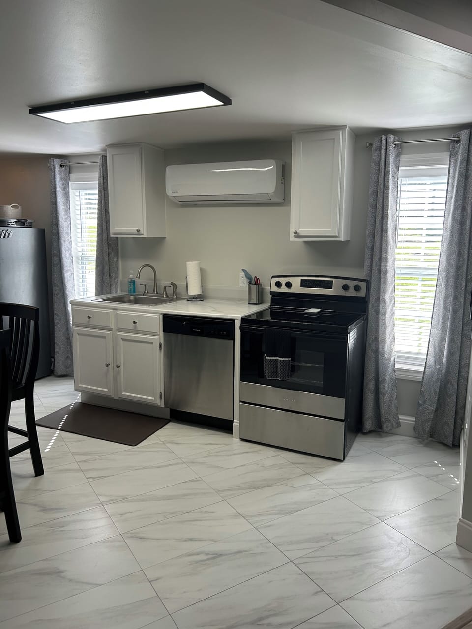 Wall Split unit AC/Heat in kitchen