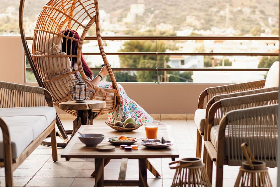 Mountain  and sea view 