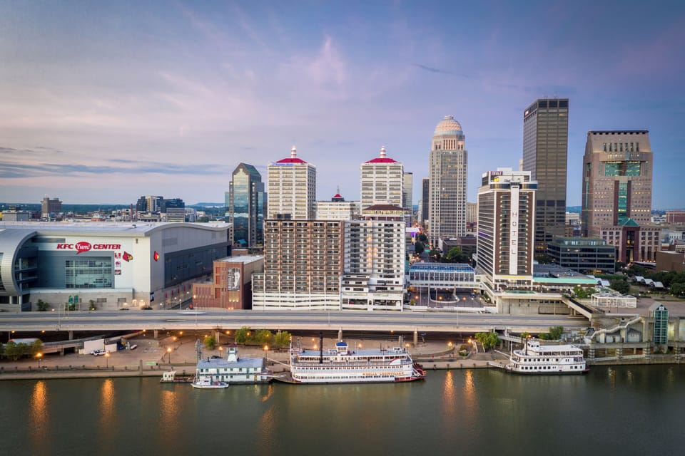Downtown Louisville is a short 15-minute drive.