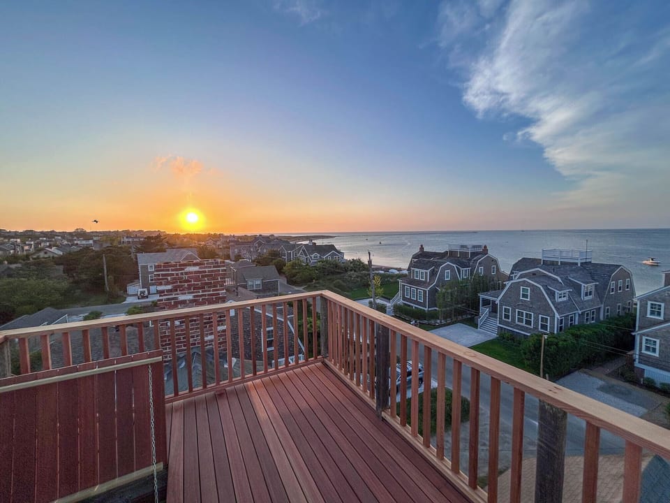 Stunning sunset views from the widow's walk