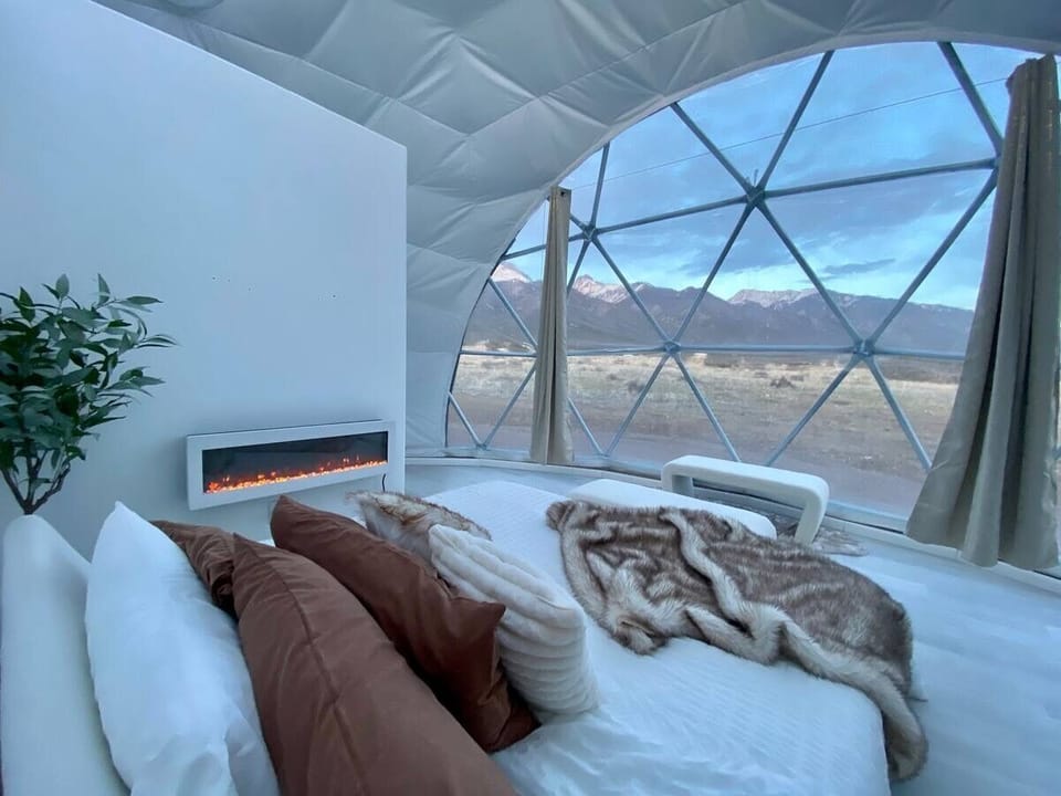 Wake up to mountain views