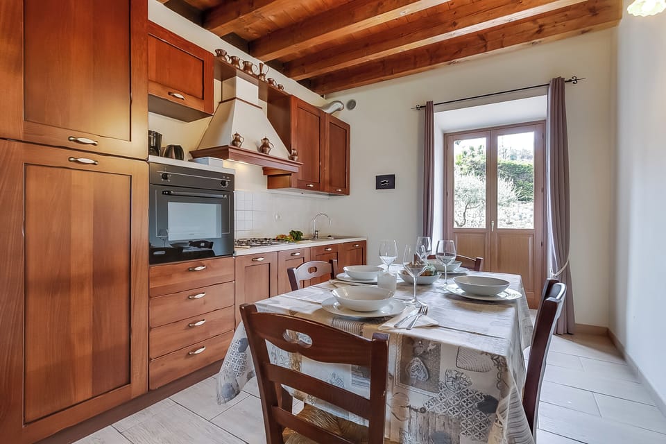 Kitchen and dining area