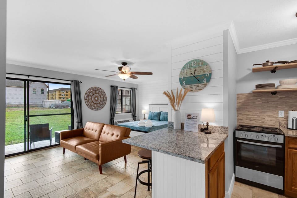 Open layout and easy patio access