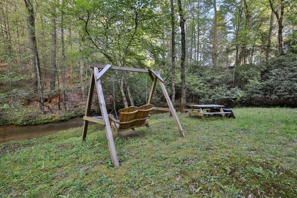 Come swing by the creek