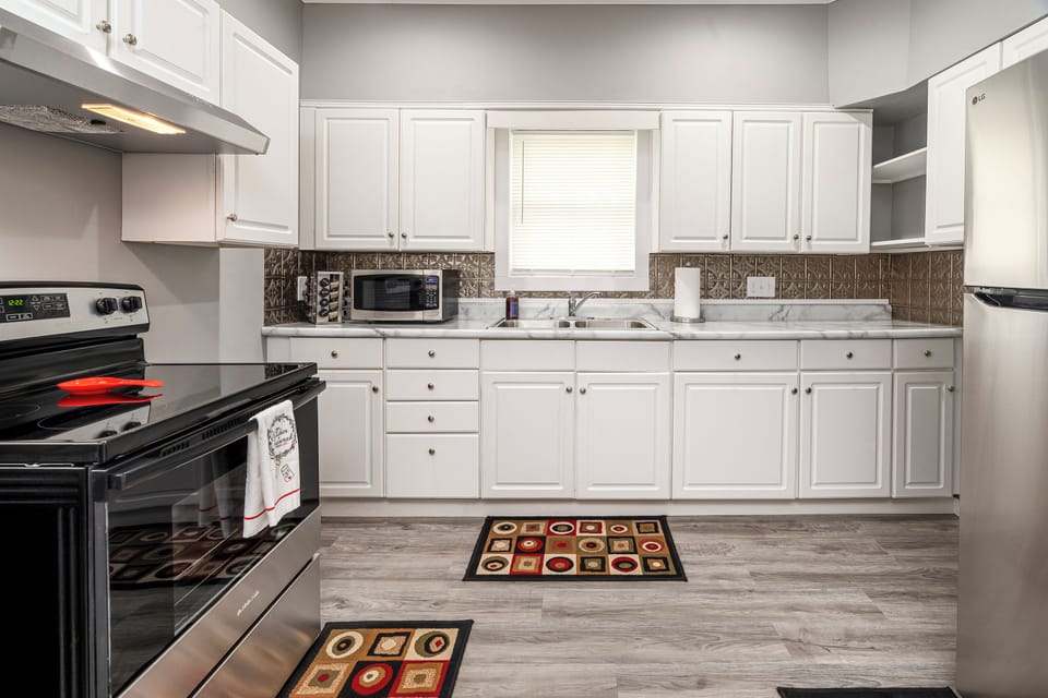 Kitchen with new appliances
