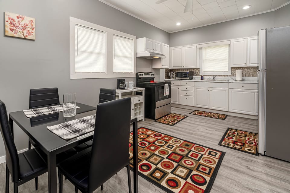 Kitchen and dining area