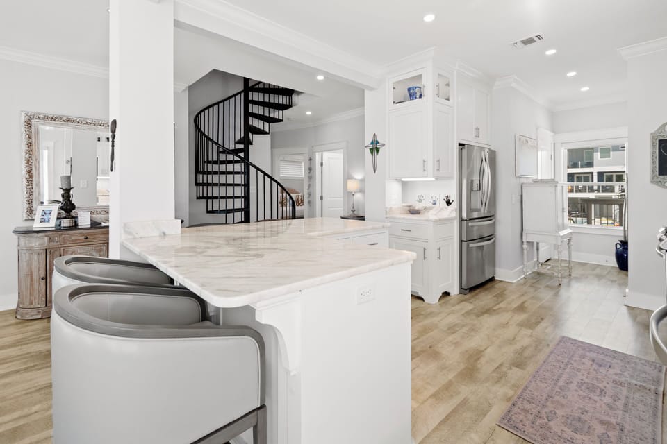 Breakfast bar seating