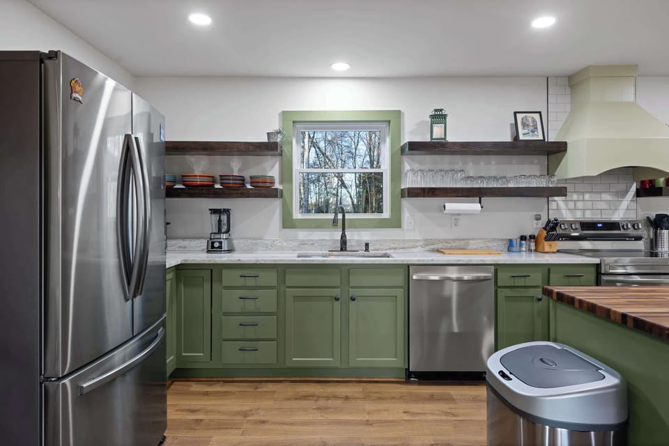 We've got you covered - all dishes and cookware are provided.