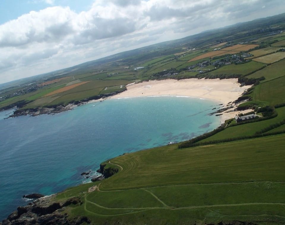 View of Harlyn Bay, Padstow, North Cornwall