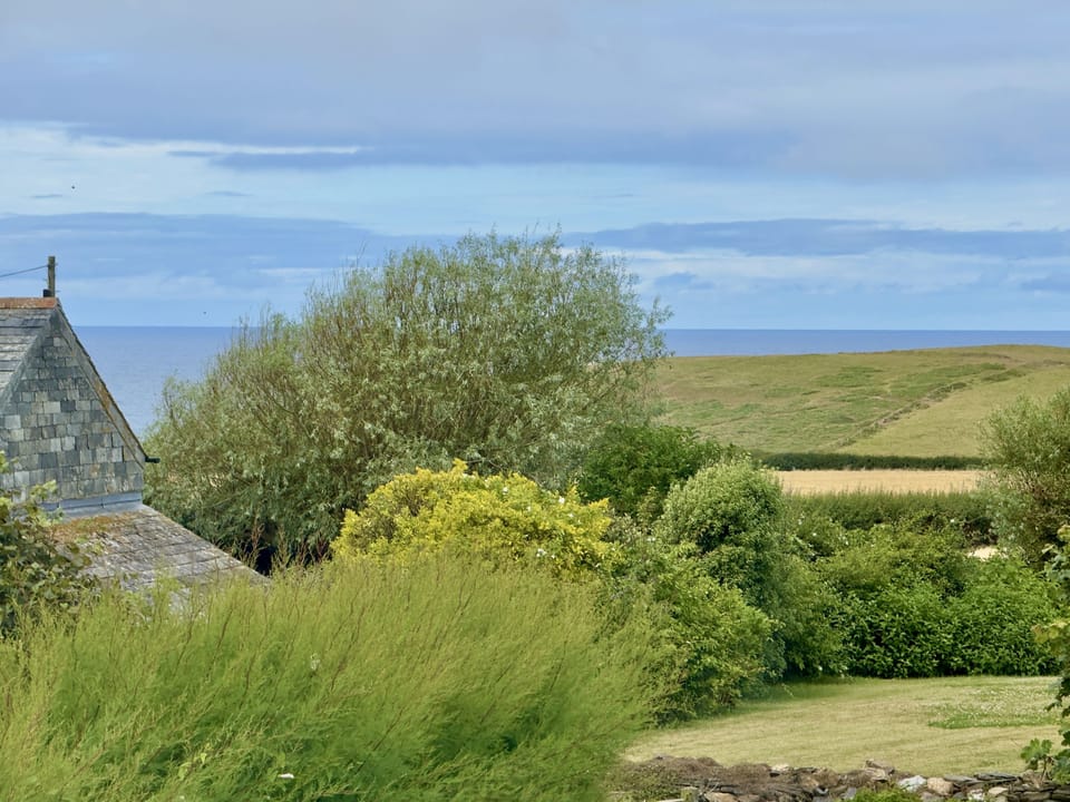 Country Views from  Webbers Holiday Home Padstow Cornwall