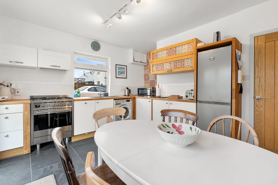 Kitchen at Hardown Holiday Home, South Way,  Windmill, Trevone, Padstow