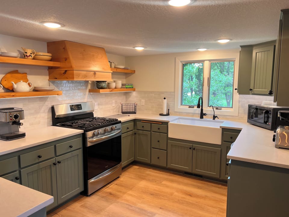Fully equipped kitchen