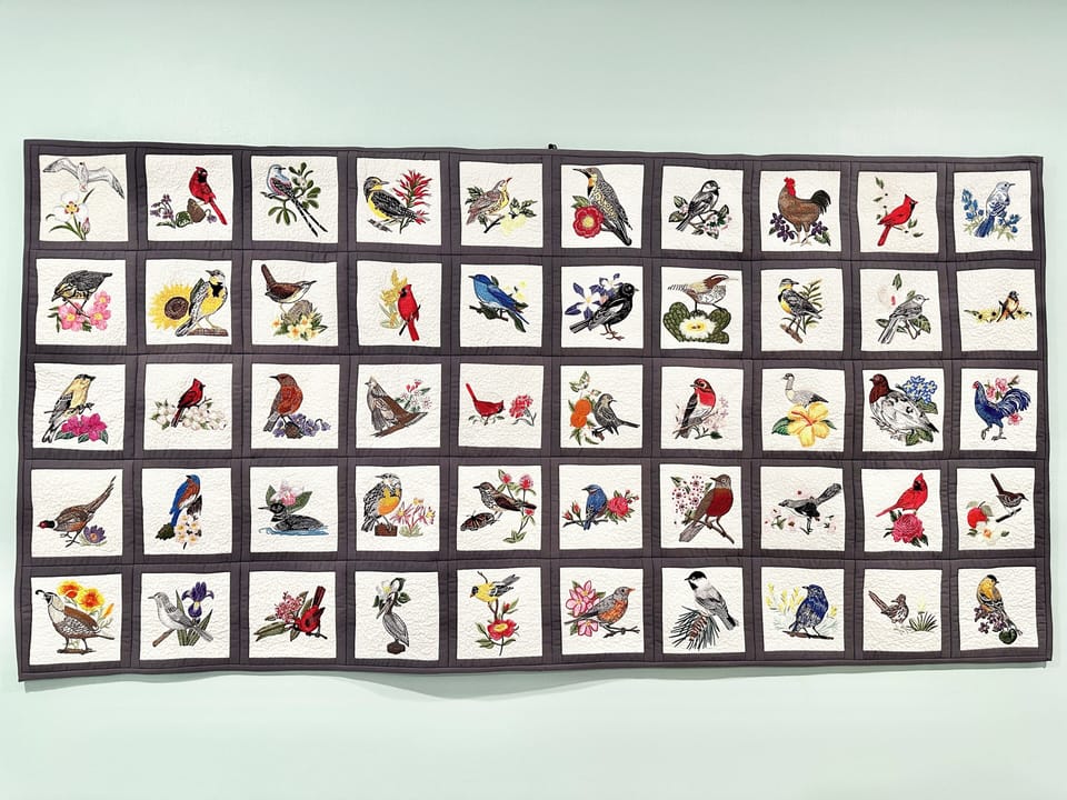 Quilt 50 state birds