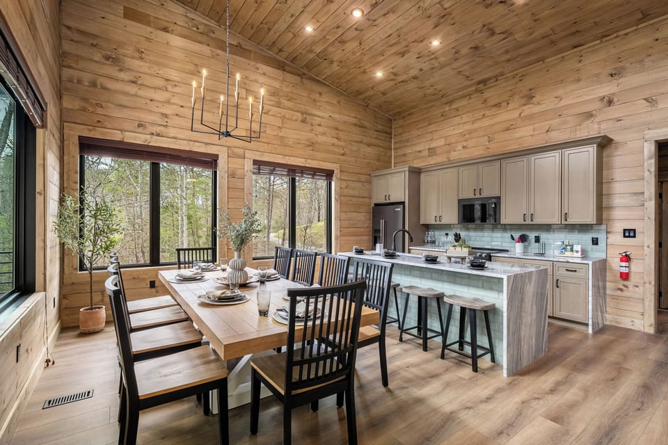 Inviting dining area perfect for shared meals.
