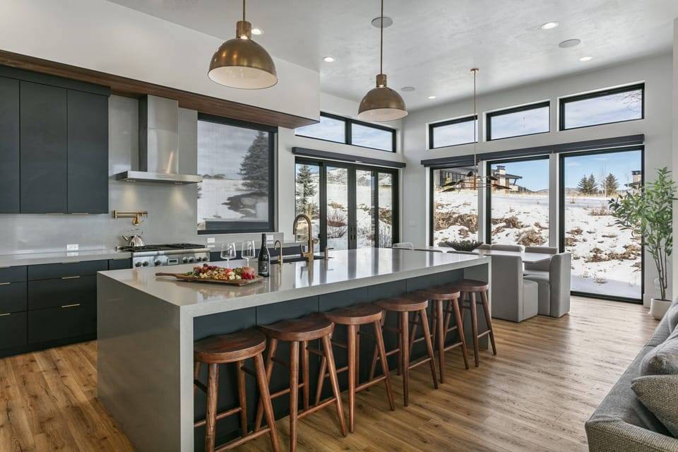 Indoors, Kitchen, Kitchen Island, Floor, Furniture