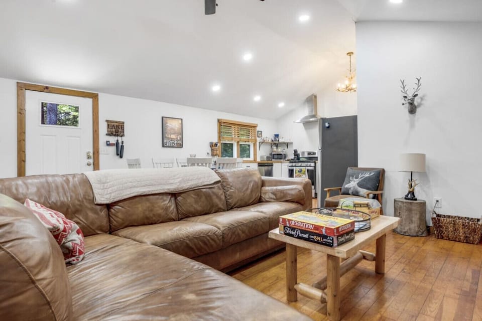 Open-concept living area perfect for family time or movie nights.