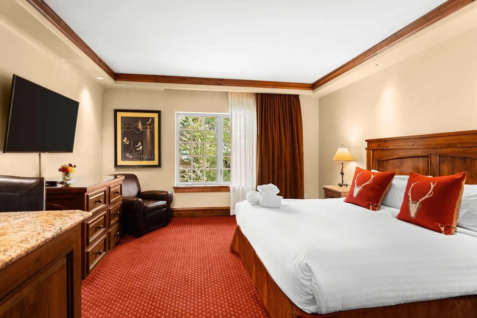 Stretch out and relax in a cozy room with comfortable seating.