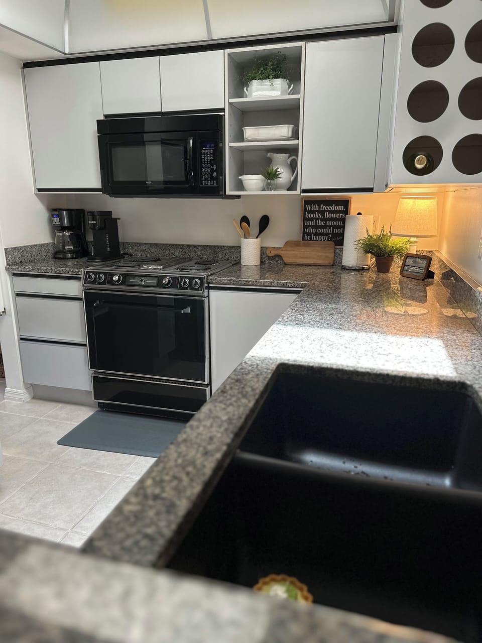 Well-stocked kitchen