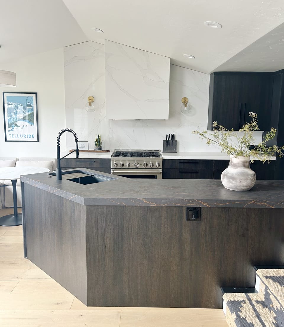 fully stocked chef's kitchen