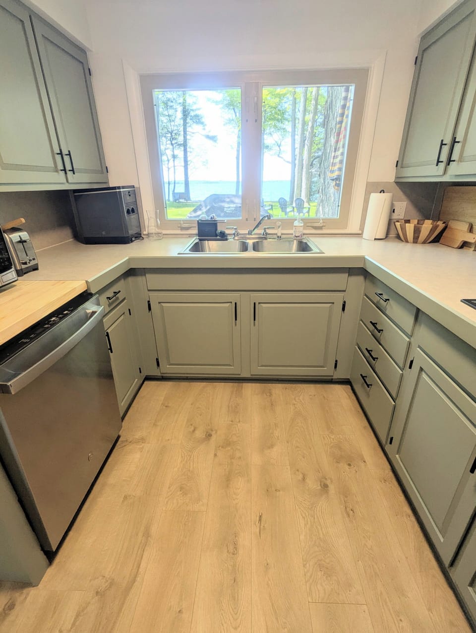 cook and clean up with a view