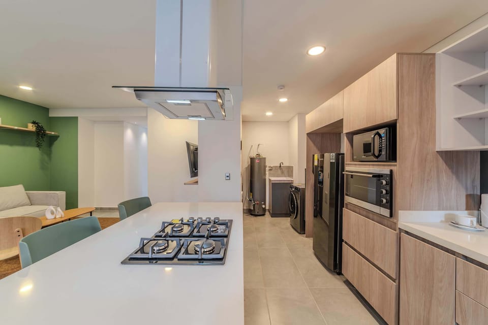 Equipped kitchen