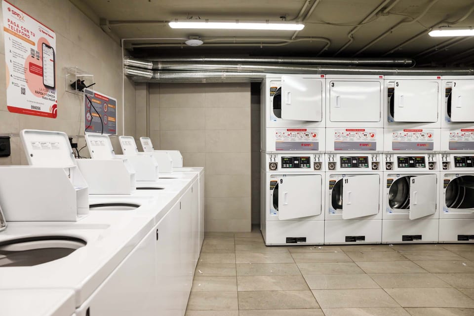 Convenient on-site laundry facilities with multiple machines for your use. Perfect for longer stays!