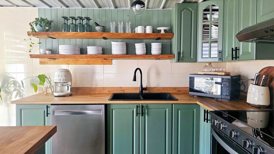 Fully equipped kitchen ready for you to use