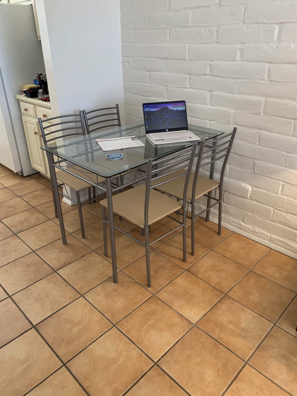 Cute kitchen table to accommodate four guests