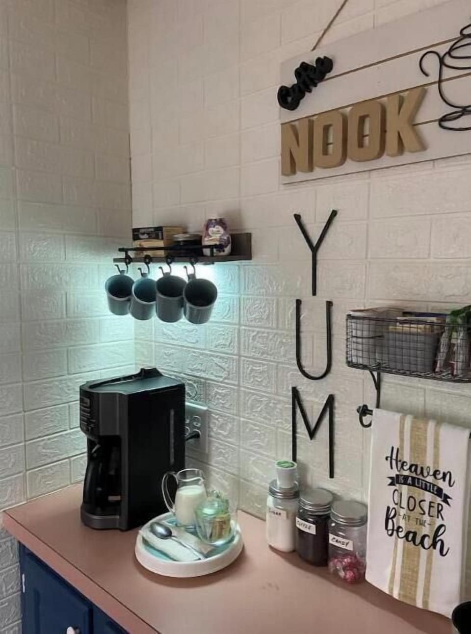 Stocked coffee nook