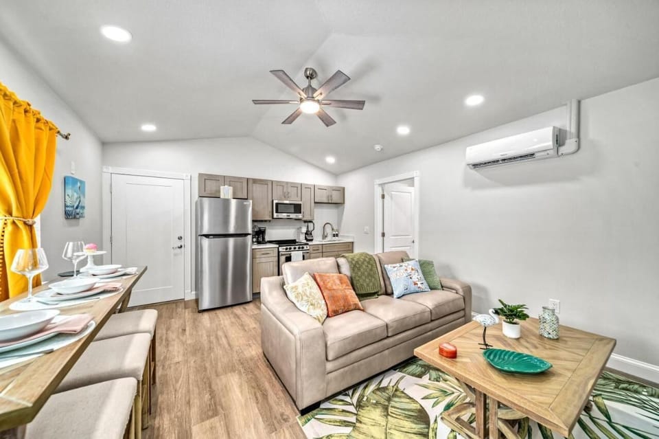 Full Kitchen, Living Room and Dining Area  with Smart TV &  Queen Size Sleeper Sofa