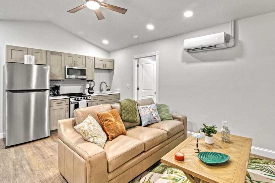 Full Kitchen, Living Room and Dining Area  with Smart TV &  Queen Size Sleeper Sofa