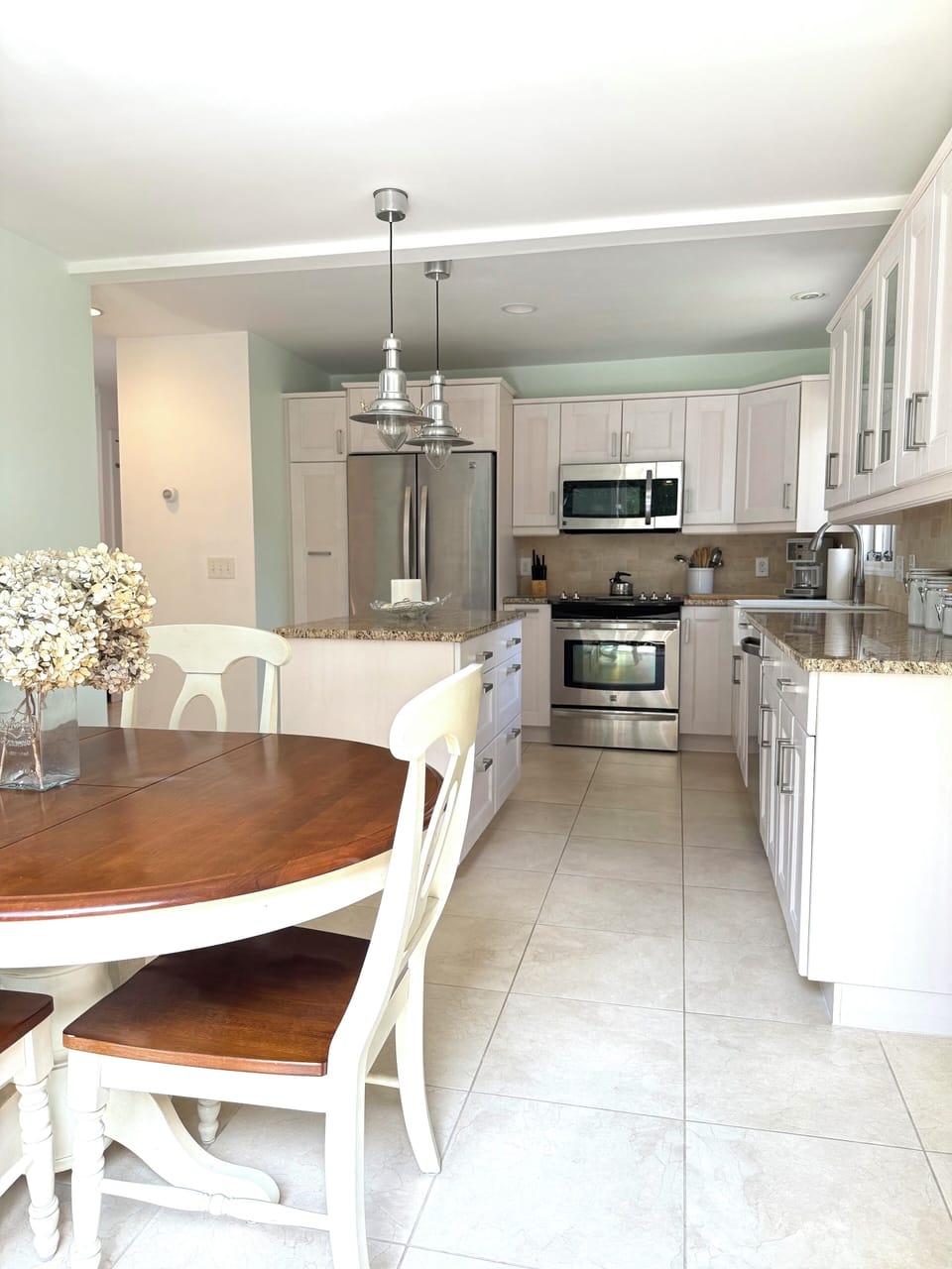 open, spacious kitchen