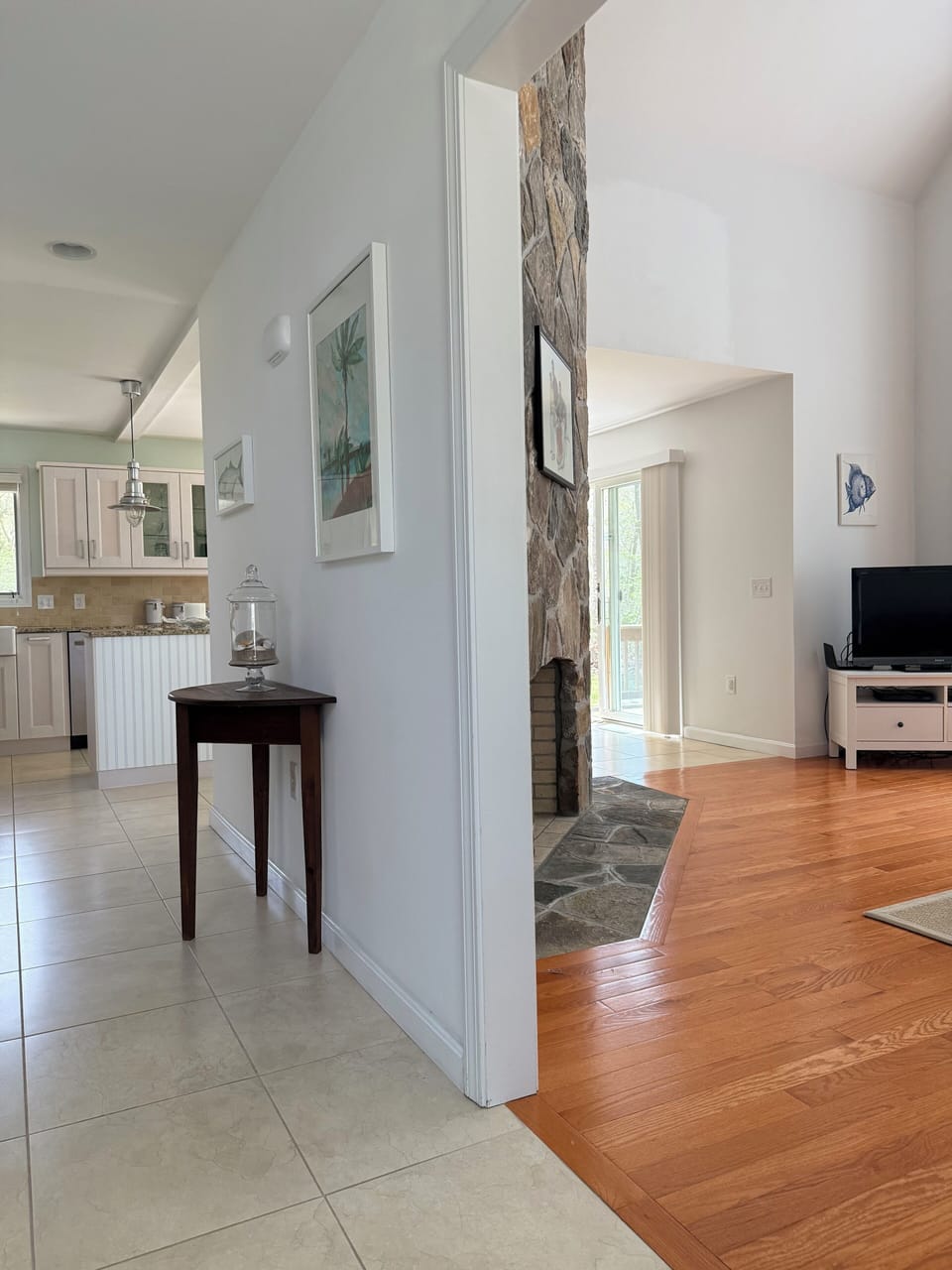 open first floor with sunny, cheerful views 