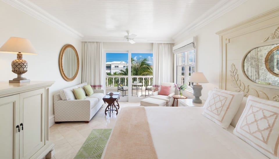 Stretch out in a breezy suite with sunny terrace seating.
