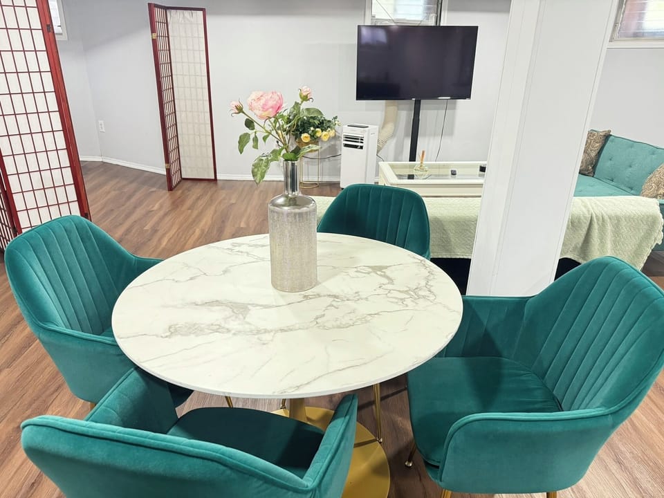 Cozy dining space for shared meals