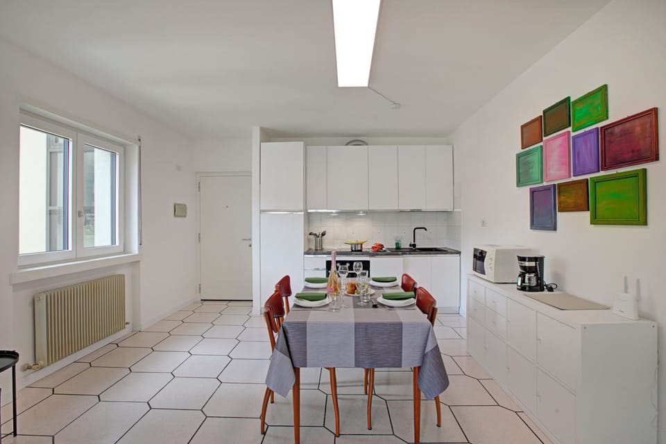 Kitchen and dining area