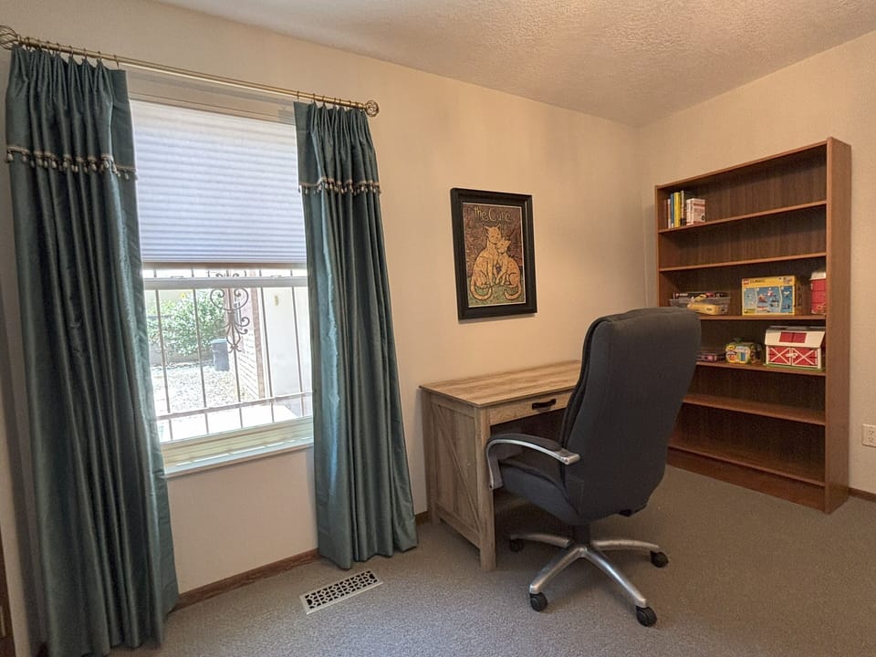 Office desk in room