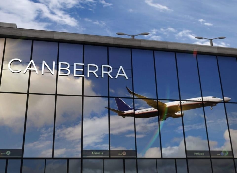 Canberra Airport is only 5min drive from the house. 