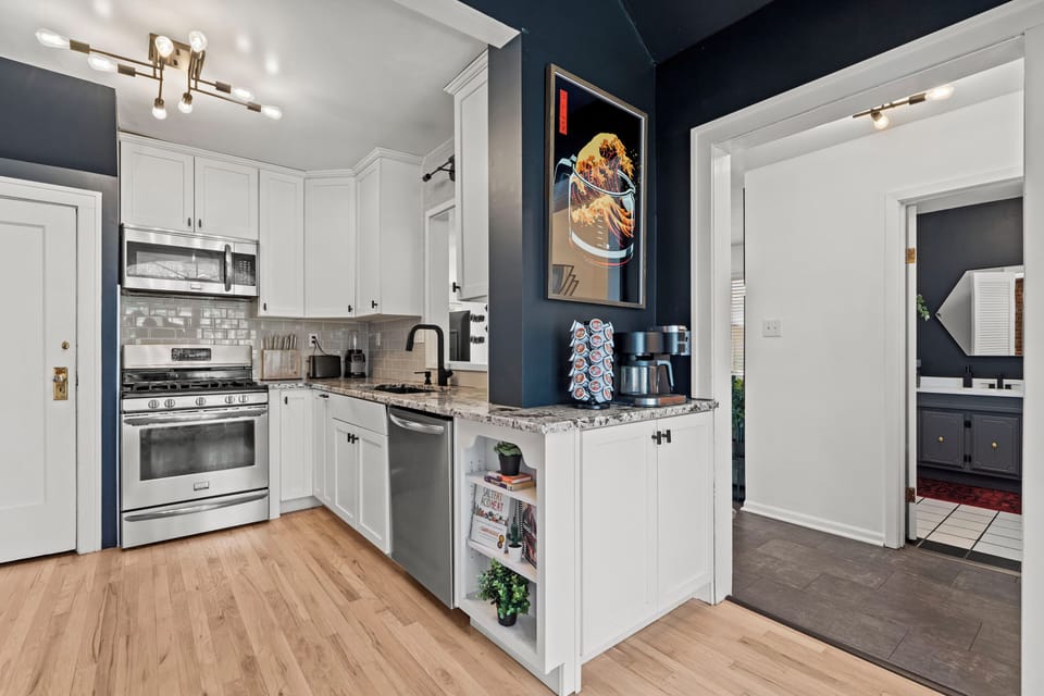 Inviting kitchen with great lighting and easy access to the dining and living areas for seamless meals and gathering