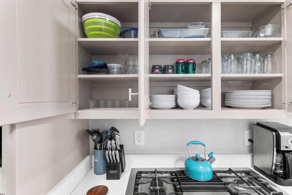 Kitchen is fully equipped so that you can feel like home for long stays.