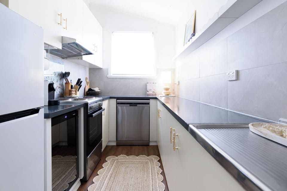 Bright & Modern Comfort with Gourmet Touches