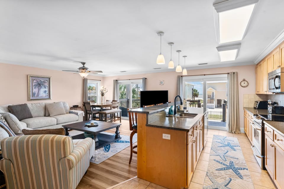 Kitchen and Living Area