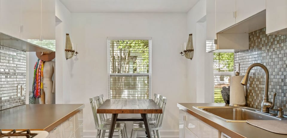 From breakfast tacos to late-night chats, this table is your home away from home.