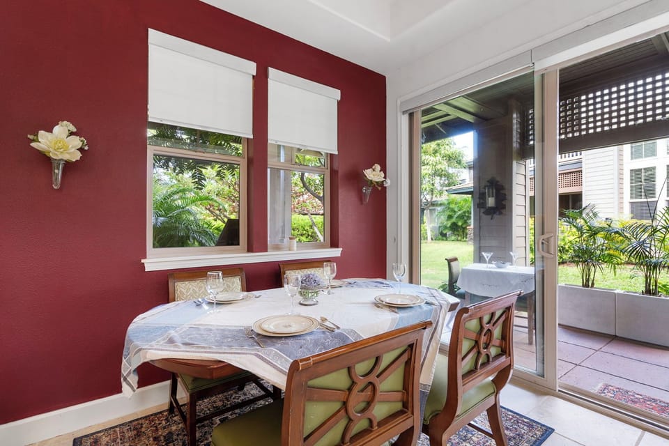 Enjoy your meals at the dining table