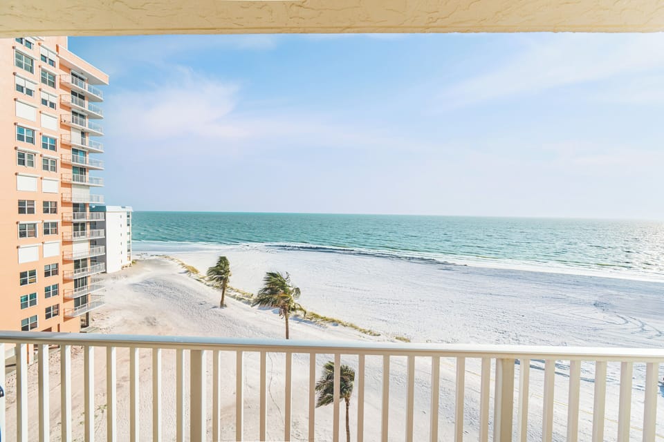 Beach views from your balcony.