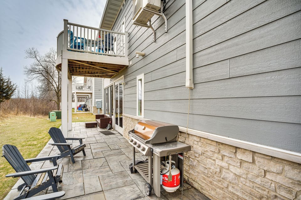 Private Patio | 1st Floor | Gas Grill