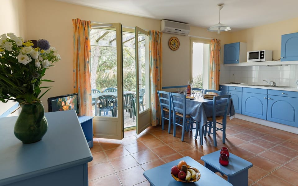 Entertain and enjoy meals together at the dining room table.